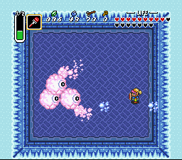 Link bekämpft Kholdstare in der zweiten Phase