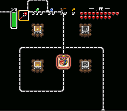 Link im Schildkrötenfelsen