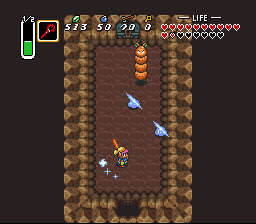 Link im Schildkrötenfelsen