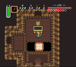 Link erhält das Spiegelschild